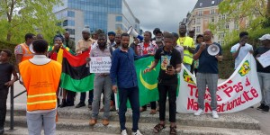 BRUXELLES : TOUCHE PAS À MA NATIONALITÉ MANIFESTE POUR L’OFFICIALISATION DES LANGUES NATIONALES EN MAURITANIE